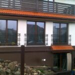 Balustrada prosta stal metaloplastyka balkon okna