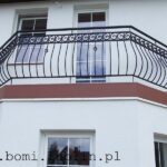 Balustrada stal balkon metaloplastyka łamana