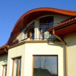 Balustrada Balkon stal półokrągła