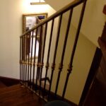 Balustrada schody prosta stal