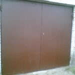 brama garażowa prosta stalowa skrzydłowa