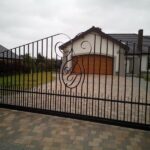 brama metaloplastyka przesuwna wjazd
