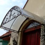 daszek metaloplastyka wejście stal