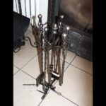 zestaw kominkowy stal metaloplastyka