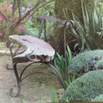 ławka ogrodowa stalowa