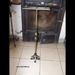 kandelabr stojący stalowy